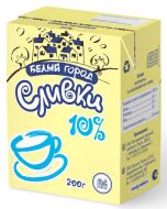 Drinking cream WHITE CITY 10%, 200 g