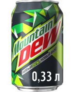 Mountain Dew Carbonated Drink 0.33 L (tin)