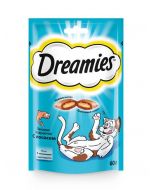 Treat for cats DREAMIES pads with salmon 60 grams