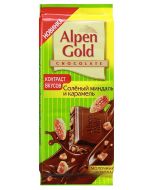 ALPEN GOLD chocolate salted almonds and caramel, 90 g