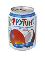 FRUITING Fruit Drink Mango with Coconut Chunks, 238 ml