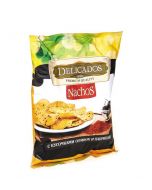 DELICADOS nachos corn chips with olives and paprika, 150g.