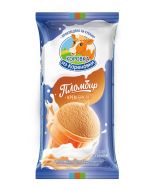 Ice-cream sundae ROOT KOROVKA crème brulee waffle cup, 100g