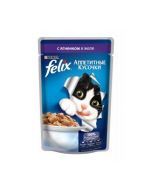 FELIX cat food with lamb in jelly, 85g