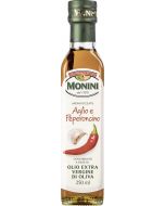 Olive oil MONINI Extra Virgin with garlic and pepper, 250 ml