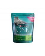 PURINA ONE food for domestic cats with turkey and whole grains, 750g