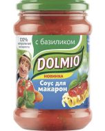 DOLMIO sauce For pasta with basil, 350 g