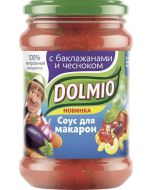 DOLMIO sauce for pasta with eggplant and garlic, 350 g