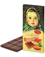 ALENKA chocolate with almonds, 100g