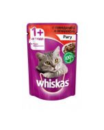 Wet cat food WHISKAS ragout with beef and lamb 85g