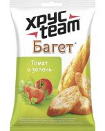 Croutons CRUSTEAM Baguette Tomato and greens, 60 g