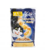 FELIX cat food with chicken in jelly with carrots, 85g