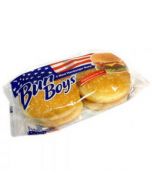 BUN BOYS hamburger buns with sesame seeds large 75g in a package, 4 pieces