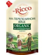 Mayonnaise MR. RICCO Organic with quail egg 67%, 800 ml