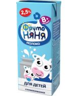 Sterilized FRUTONYANYA milk, 200 g