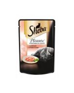 Wet food for adult cats SHEBA Pleasure slices in sauce. Trout and shrimps 85 grams