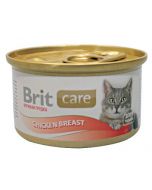 BRIT canned chicken breast for gourmet cats, 80 g