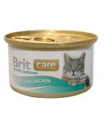 Canned food for kittens BRIT with chicken, 80g