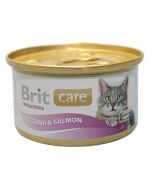 BRIT Tuna Salmon Canned Food, 80 g