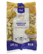 METRO CHEF peeled potato wedges, 2.5 kg