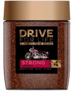 DRIVE FOR LIFE natural instant freeze-dried coffee with the addition of ground coffee, 100g