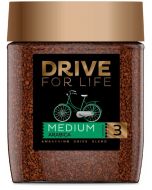 DRIVE FOR LIFE natural instant freeze-dried coffee, 100g