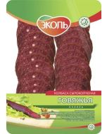 Sausage EKOL raw smoked beef halal, 150g