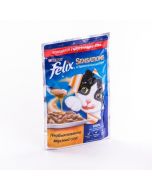 FELIX Sensations cat food with beef and tomato sauce, 85g