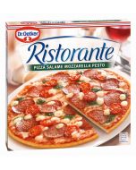 Pizza RISTORANTE Salame Mozzarella Pesto, 380g
