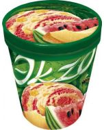 Vanilla ice cream EKZO Watermelon-Melon bucket, 520g