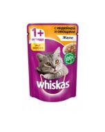 Wet food for cats WHISKAS jelly with turkey 85 grams