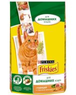 Food for domestic cats FRISKIES with chicken and garden herbs, 1,5kg