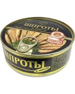 SPRATS TASTY CANNED FOOD large in oil, 240 g