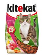 Dry food for cats KITEKAT with appetizing veal 350 grams