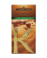 Milk chocolate with whole hazelnuts A.KORKUNOV 90 g