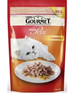 GOURMET Mon Petit cat food with salmon, 50g