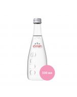 Drinking water EVIAN glass, 0.33l
