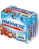 Fermented milk drink IMUNELE For Kids Strawberry 1.2% in a package, 6x100g