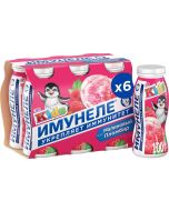 Fermented milk drink IMUNELE For Kids 'Raspberry ice cream' 1.5%, packing 6 pcs, 100 g each