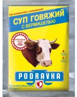 PODRAVKA beef soup with noodles, 65 g