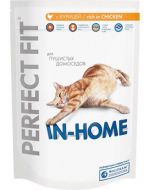 Complete dry food for adult cats Perfect Fit In-Home with chicken 650 grams