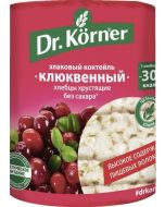 Crispbread DR. Korner cereal cranberry cocktail, 100 g
