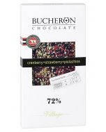 BUCHERON chocolate strawberry pistachio, 100g