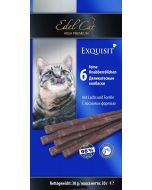 Delicacy EDEL CAT sausages with salmon and trout 30 g, 6 pcs