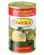Olives IBERICA with lemon, 350 g