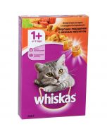 Dry food for cats WHISKAS Tasty pads with a delicate pate, Appetizing assorted beef and rabbit 350 grams