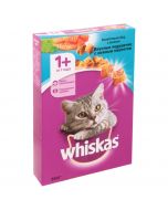 Dry food for cats WHISKAS Tasty pads with a delicate pate, Appetizing lunch with salmon 350 grams