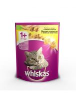Dry food for cats WHISKAS Delicious pads with delicate pate, Appetizing assortment with chicken and turkey 800 grams