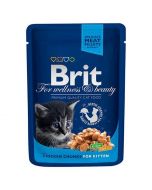 BRIT kitten food with chicken pieces, 100 g