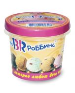 Ice cream BASKIN ROBBINS Strawberry ice cream, bucket, 60 g